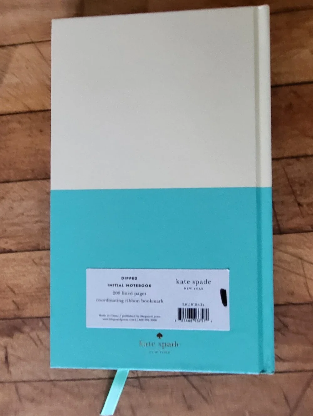 Kate Spade New York Initial “S” Dipped Lined Journal Notebook